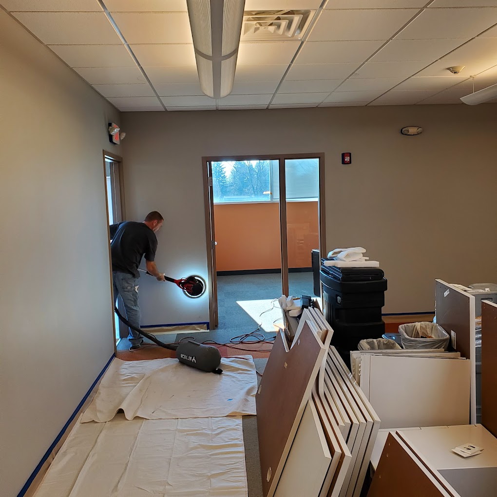 Commercial painting project